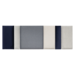 Set de panouri tapitate Regular Soform Bleumarin - Gri